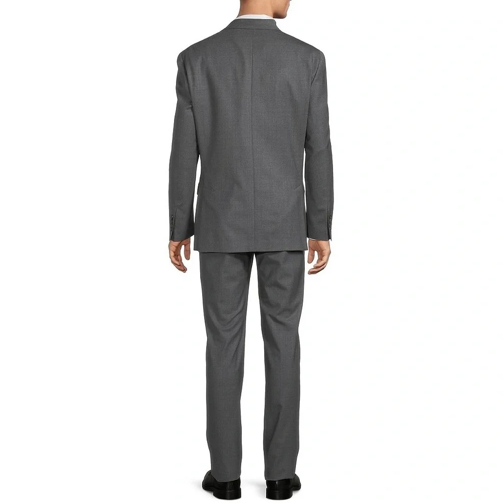 Hart Schaffner Marx Charcoal Heathered Suit